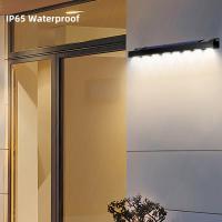 Lámpara De Pared Solar LED Impermeable Para Jardín Decoración De Hogar Iluminación Para Balcón Escaleras Valla Moderno - details 2