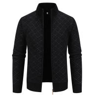 Chaqueta De Punto Para Hombre Con Capucha Y Cierre Completo De Fleece Grueso Abrigo De Otoño E Invierno Ropa Aislada Casual - details 7