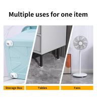 Ruedas Giratorias De Acero Inoxidable Para Muebles Mini Rodillos Sueltos Con Adhesivo Universal Rotación 360 Grados Para Cajas De Almacenamiento - details 1