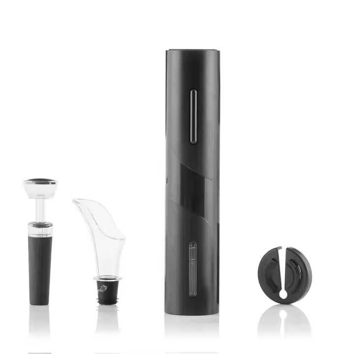 InnovaGoods V0103380 Sacacorchos eléctrico con Accesorios para Vino, ABS - 1