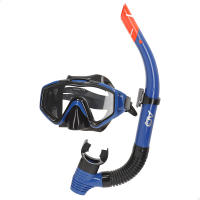 Aqua Sport Set gafas de buceo visión 150º y tubo adulto - details 0