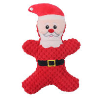 Juguete De Peluche Para Perros Navidad Squeak Santa Elk Gingerbread Donut Juguete Educativo Para Masticar Y Limpiar Los Dientes De Mascotas - details 7
