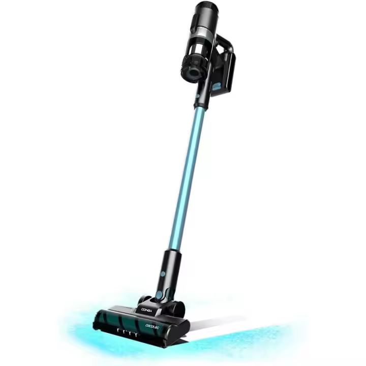 Cecotec Aspirador Escoba sin Cable Conga Rockstar 1500 Ray Jalisco. 215 W, 12 kPa, Autonomía 45 min, 3 en 1, Cepillo Jalisco, Accesorios, 2 Programas, Ciclón Paralelo, Depósito 500 ml - 1