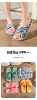 Pantuflas De Verano Para Hombre Slides Planos Moda Verde Pantuflas De Casa Nocturnas Antideslizantes Para Baño Unisex - details 11