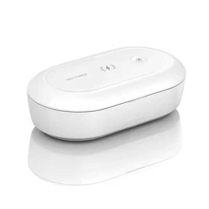 Nueva Caja De Desinfección Con Aromaterapia Y Cargador Inalámbrico UV Multi-función Estéril Para Máscaras Joyas Teléfono - 1