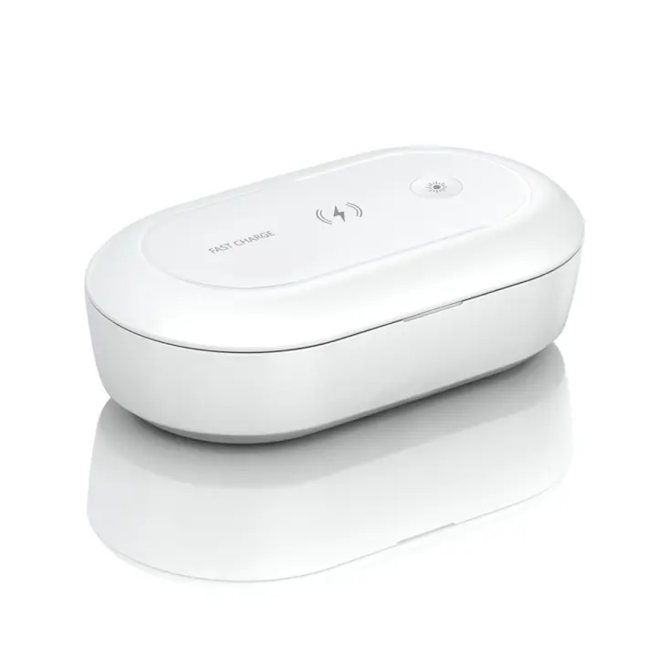 Nueva Caja De Desinfección Con Aromaterapia Y Cargador Inalámbrico UV Multi-función Estéril Para Máscaras Joyas Teléfono - 1