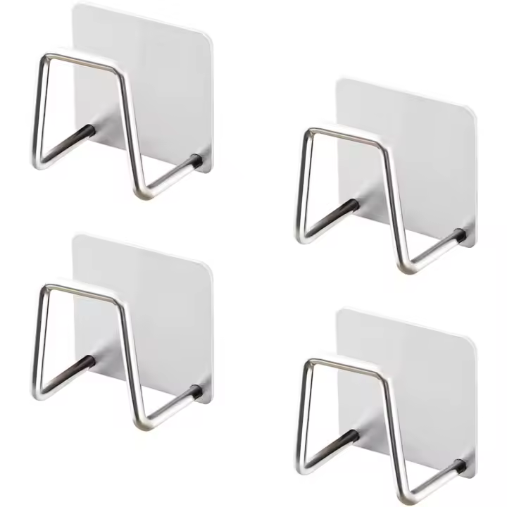 4Pcs Stainless SpongeHolder,Sponge Holderfor Kitchen Sink,Stainless Rustproof Sink,Stainless Steel Dish Sponge Holder - 1