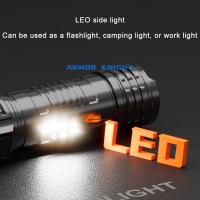 Linterna LED De Alta Brillo Con Mostrador De Energía Luz Fuerte Alta/Media Y Estroboscópica Para Camping Y Emergencias - details 7