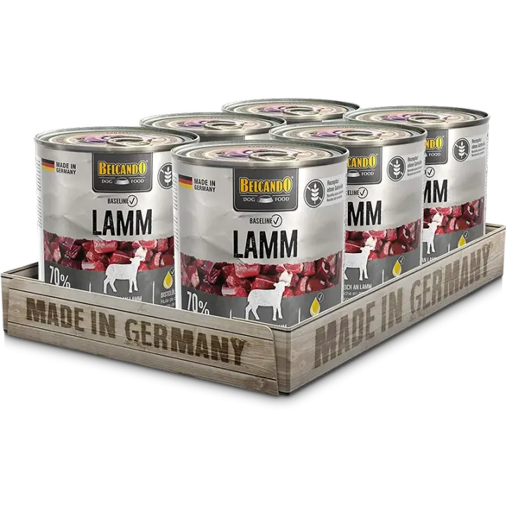 BELCANDO Baseline - Comida húmeda premium para perros de alta calidad (paquete de 6 latas) - 1