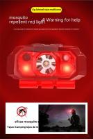 Linterna Frontal LED XPE Mini Recargable Por USB Con Clip De Inducción Para Pesca Camping Ciclismo Running Luz Portátil Para Noche - details 7