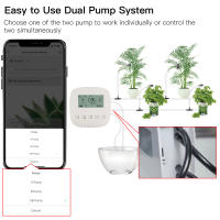 Máquina De Riego Inteligente WiFi Tuya Controlador De Sistema De Riego Por Drip Automático Para Plantas Compatible Con Alexa Y Google - details 7