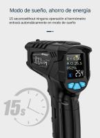 Termómetro Infrarrojo Digital No Contacto Con Imagen Láser Y Alarma De Luz LCD Medidor De Temperatura Y Humedad Pyrometer Hygrometer - details 5