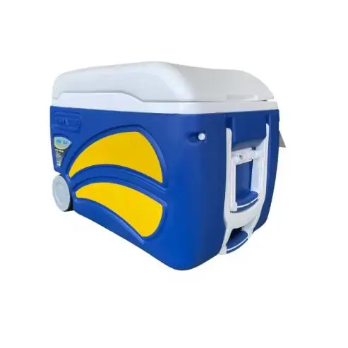 Nevera Portátil con ruedas PINNACLE 45 litros con ruedas azul     Nevera Portatil - 1