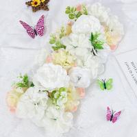 Arco De Flores Artificiales Para Boda Rosas Y Peonías De Seda Decoración De Reception/Banquet Estilo Floral Personalizable - details 14