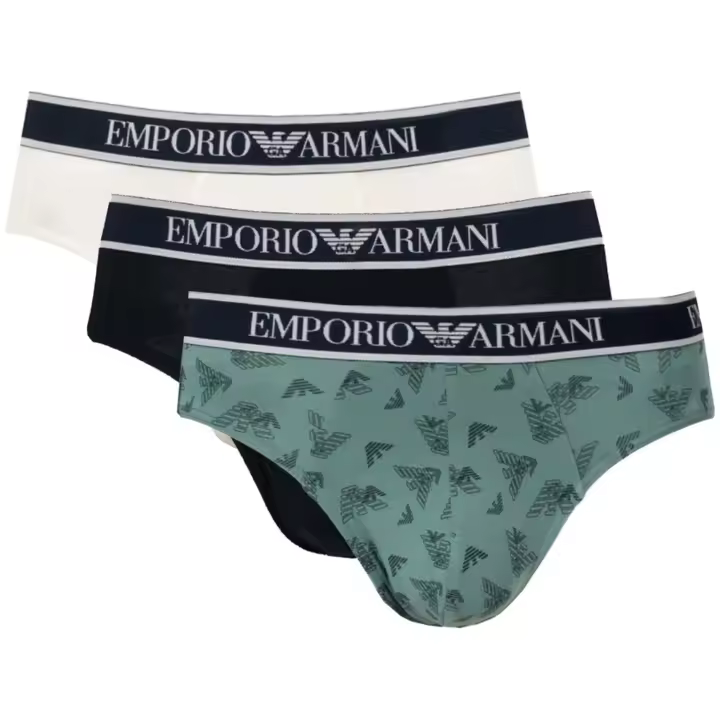 Pack De Slip Emporio Armani 3 Pack Brief - 1