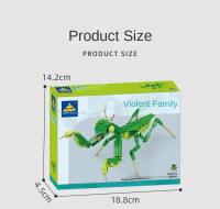 Nuevos Creativos Serie De Insectos Bloques De Construcción De Mariposa Colección De Modelos Biológicos De Beetle Mantis Decoración Juguetes Para Niños Y Adultos - details 20