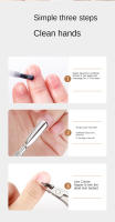 Tijeras De Cutícula De Acero Inoxidable Para Manicura Y Pedicura Cortador De Cutícula Y Pelos Excesivos Plegable Con Nariz De Águila - details 4