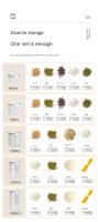 Jars Sellados Para Almacenamiento De Cocina Gran Capacidad Transparentes Antihumedad Juego De Jarra Para Cereal Café Granos - details 13