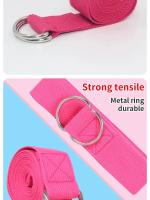 Cinta De Yoga Ajustable Para Pilates Baile Y Fitness Con Hebilla De Anillo D Cómoda Para Estiramiento Diario Y Ballet - details 5