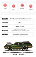 Maisto 1:64 Audi Sport Quattro 1986 Chevrolet 454 Datsun Clásico Modelo Estático De Coche De Aleación Para Colección Y Juguete - details 1