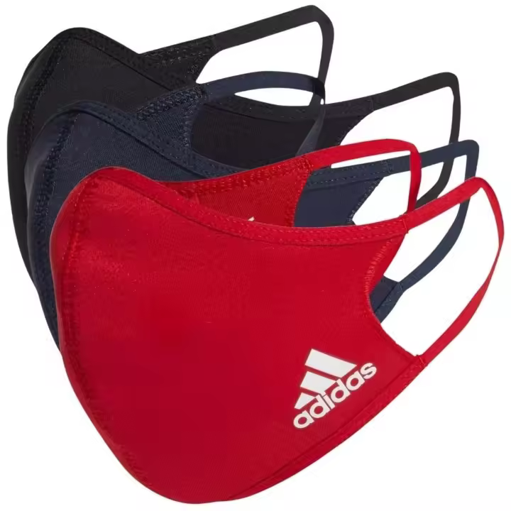 Mascarilla Adidas T:M C:Blc Para Unisex En Color Rojo - 1
