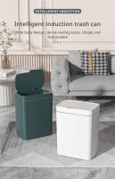 Bandeja De Baño Inteligente Almacenamiento Automático Blanco Sensor Táctil Ecológico 15L Sin Cierre De Plástico Rectangular - details 0