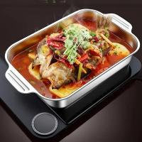 Pan De Asar Rectangular De Acero Inoxidable Para Pescado Herramienta De Hornear Antiadherente Para Asar En Horno Accesorios De Cocina - details 1
