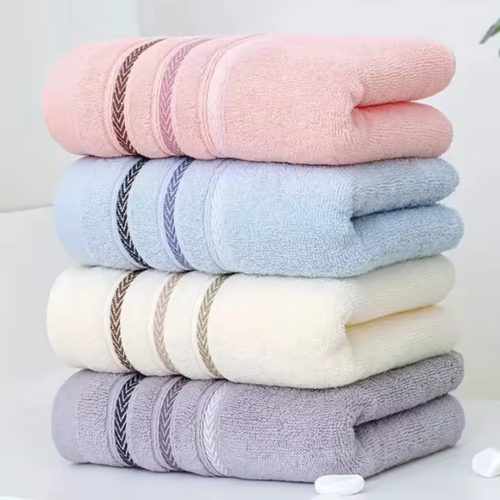 Toalla De Algodón Gruesa Para El Hogar Toalla De Roce Para El Lavado Del Rostro Regalo Absorbente Toalla De Uso Doméstico - 1