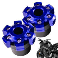 Protector De Caída Para Motocicleta 1Par Protector De Rueda Y Marco Antigolpes Para Manillar Delantero Accesorios Para Mopeds Y Scooters De Aluminio Y Plástico - details 6