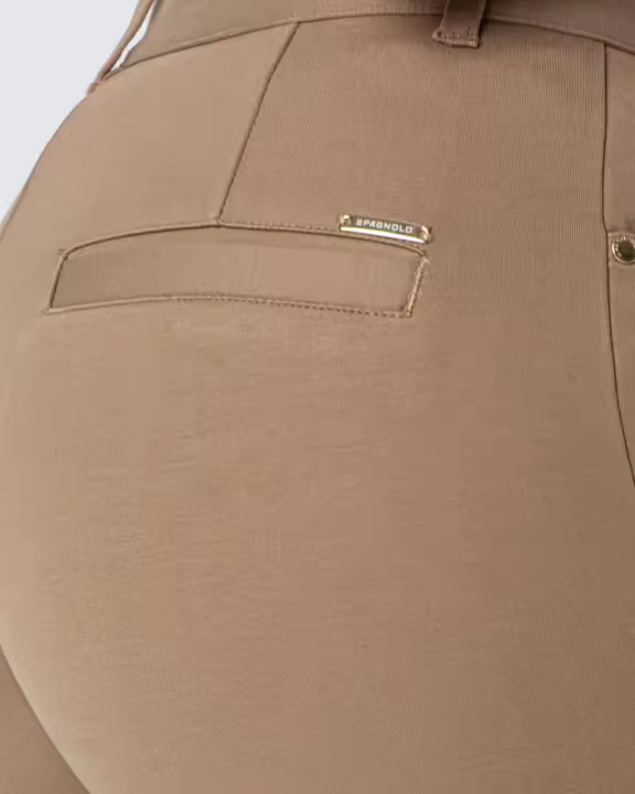 Spagnolo pantalon breache camel para mujer - 1