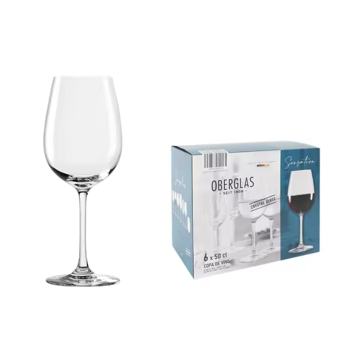 Set de copas de vino Inde Sensation 500 ml 6 Piezas - 1