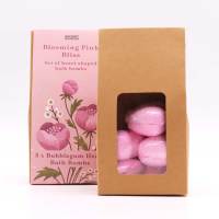 Viva Esencia Set de Bombas de Baño en Forma de Corazón – Felicidad Rosa Floreciente, veganas, hidratantes, con aceites esenciales, aroma floral romántico, ideal para regalar, cuidar la piel y conectar contigo misma – Fabricado por Ancient Wisdom - details 2
