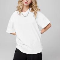 Camiseta Hombre Pesada 240gsm Talla Grande Sin Estampado Verano Cuello Redondo Manga Corta 100% Algodón Color Sólido Moda Casual - details 7