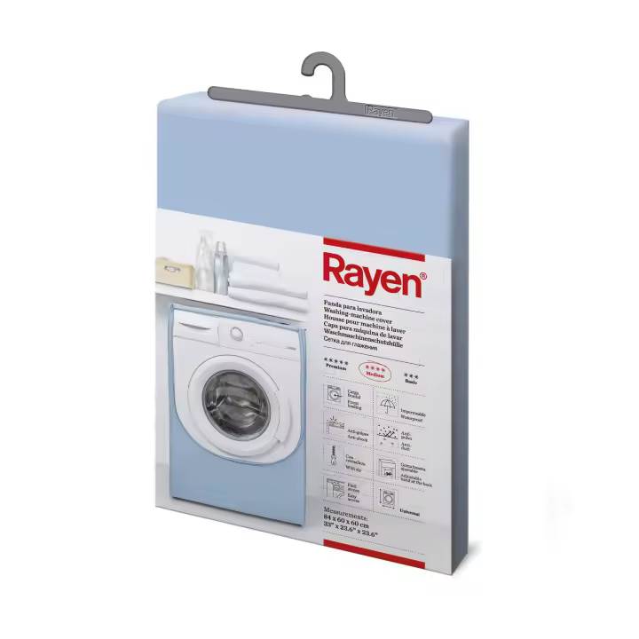 Rayen | Funda para lavadora medium | funda lavadora carga frontal | Funda para lavadora y secadora | Material PVA - 1