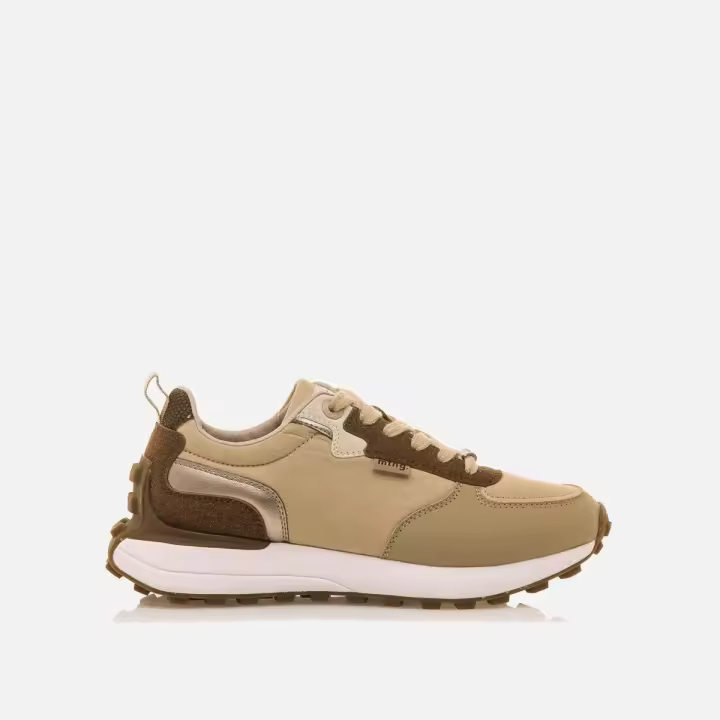 Zapatilla Mustang Woman-60458 I24 Beig Mnzpwi2458Bd - 1