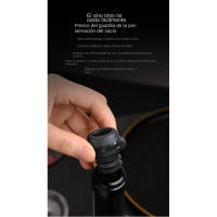 Abrebotellas Eléctrico Recargable 7 en 1 Para Vino-Profesional Kit with Soporte, Bomba de Vacío, Sacacorcos Portátil, Navaja Y 2 Tapones | Para Papá 2025 Gift, diseño Premium y Carga Rápida USB | Ideal Día del Padre y Aficionados al Vino - details 2