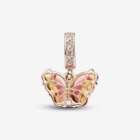 Pandora Moments-Collar bicolor con encircular cúbica transparente, Comes con embalaje de Caja de Joint original. - details 4