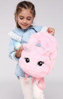 Mochila De Peluche De Dibujos Animados Para Niñas Estilo De Moda Para Estudiantes De Primaria Y Secundaria Mochila Escolar Con Estampado De Unicornio - details 9