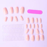 96PCS Uñas Postizas De Presión Con Diseño De Amor En Blanco Rosa Rojo Negro Y Plateado Uñas Cortas Cuadradas Para Fiestas Y Uso Diario - details 2