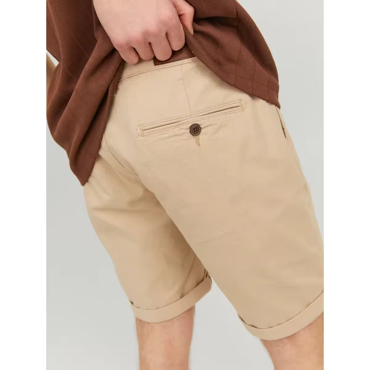 Bermuda Jack & Jones 12206889 Fury beige (dune) - details 2