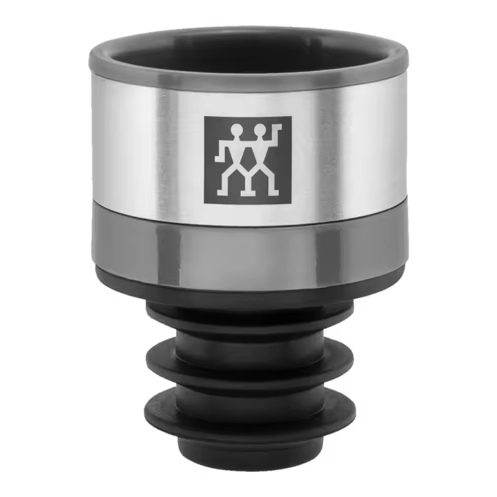 Zwilling - Sellador Vino al Vacío, 1 Unidad, Tapa de Vino, Conserva Aroma, Evita Oxígeno, Tapón Aceites y Zumos - 1