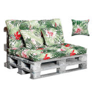 E-LONG Cojín para pallet, 4 unidades por pack (respaldo, asiento, 2 cojines 45x45) - details 3