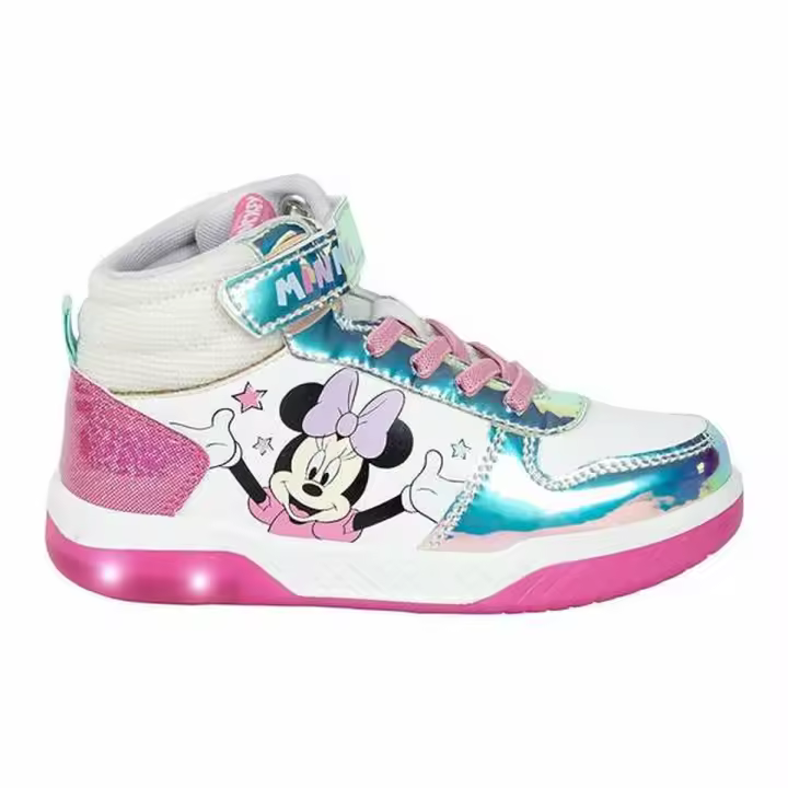 Zapatillas Deportivas Infantiles Minnie Mouse Plateado - 1