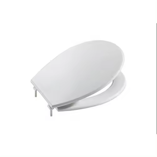 Asiento baño ROCA Victoria blanco con bisagras nylon - 1