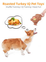 Juguete De Peluche Para Perros Snuffle Interactivo Juego De Actividad Alimenticio Entrenamiento IQ Juguete Masticable Sonoro Animal Lindo Para Entretener a Tu Mascota - details 1