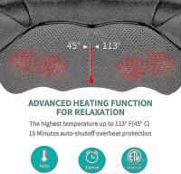 Shiatsu Neck And Back Massager With Soothing Heat, Electric Deep Tissue 3d Kneading Massage Pillow - details 0