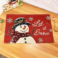 1Pc Almohadilla De Comedor De Lino Con Estampado De Navidad Para 2024 Tapete Para Vajilla Y Taza De Cocina Y Sala De Estar Decoración De Hogar Y Hotel - details 1