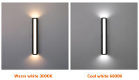 Lámpara De Pared Exterior 24W Impermeable Luz De Exterior Para Jardín Y Pasillo Decoración De Iluminación AC90-260V LED Incluida - details 3