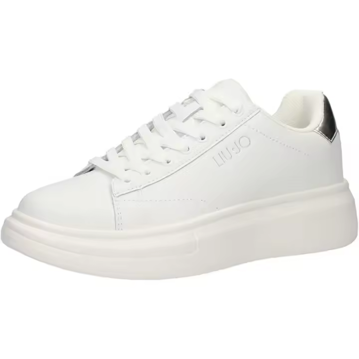 ZAPATOS MUJER SNEAKER LIUJO ART BABOL 4F4753 COLOR BLANCO/PLATA - 1