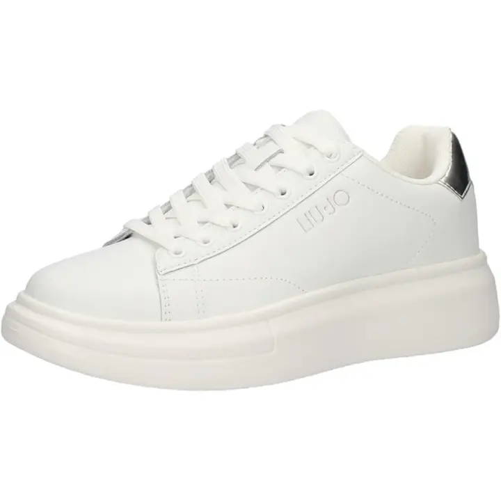 ZAPATOS MUJER SNEAKER LIUJO ART BABOL 4F4753 COLOR BLANCO/PLATA - 1